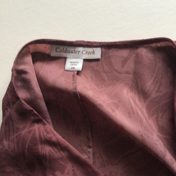 Coldwater Creek V- Neck Sleeveless Ombré Dress Size 8 Petite - Picture 6 of 6